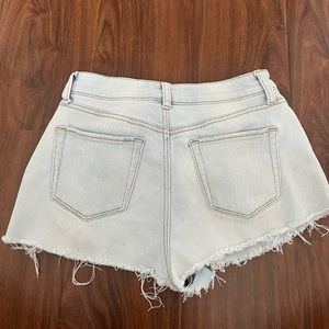 women’s light blue shorts